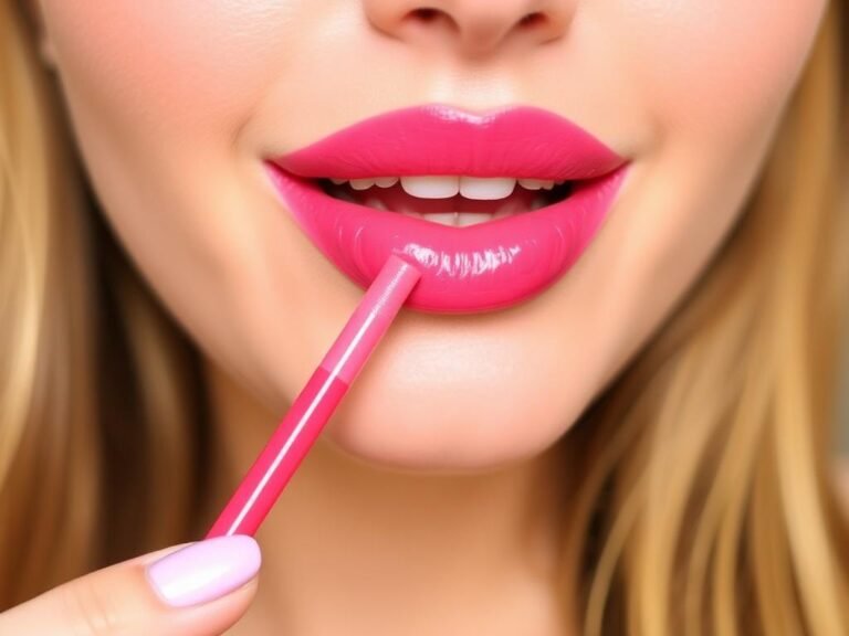 How to Apply Lip Gloss and lip liner